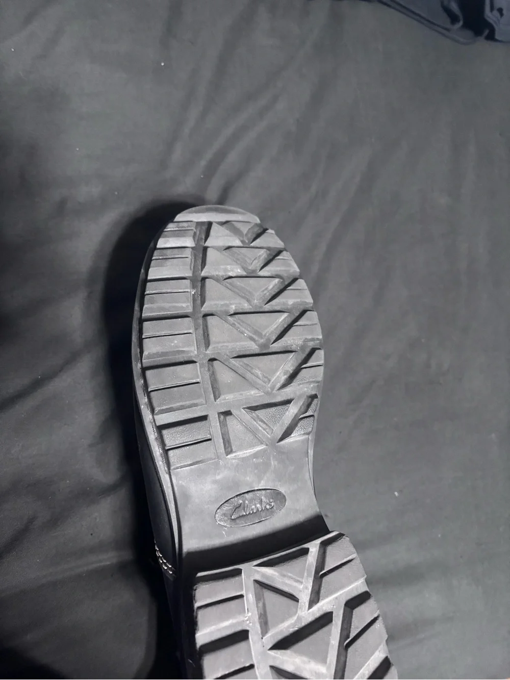 Clarks Black Leather Buckle Engineer Boots